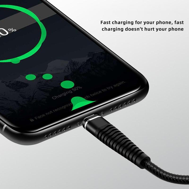 Molla A Spirale Cavo di Dati Ritrattabile Veloce di Ricarica Dati di Tipo C Cavo di Ricarica Filo di Connessione 1.2m USB Micro R8F9