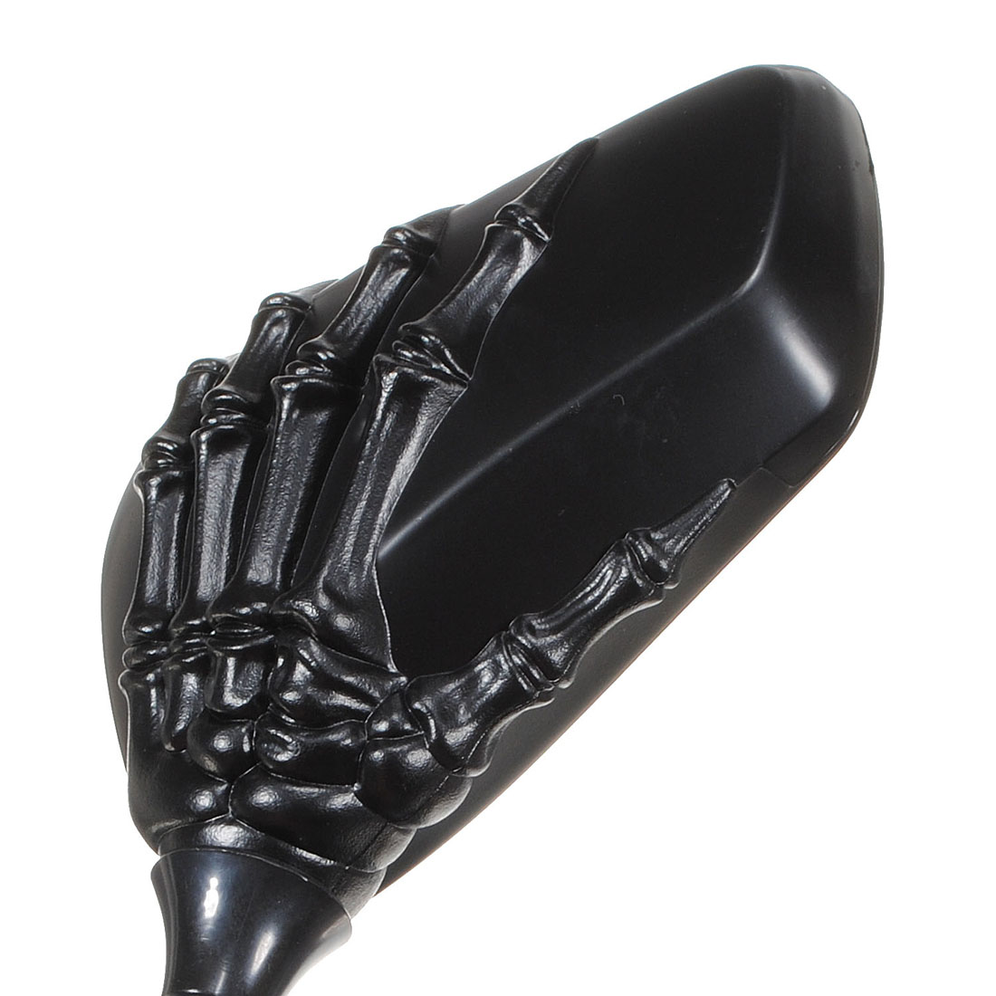 Rétroviseur de moto, accessoires de Scooter électrique, paire de main de crâne 10mm 8mm noir personnalisé squelette griffe guidon vue arrière Scooter électrique