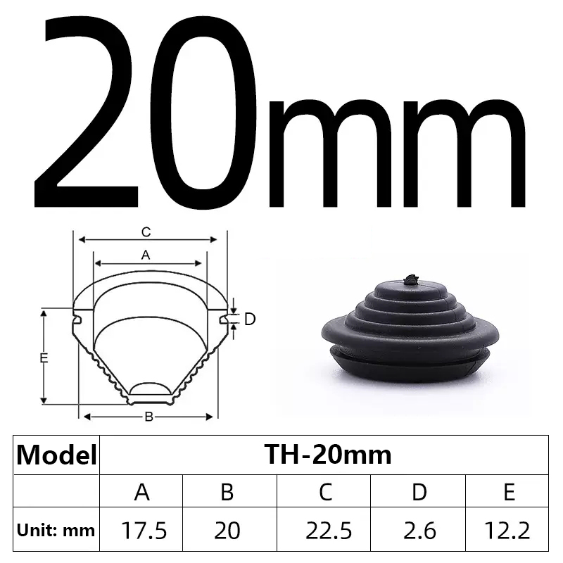 Bobina de protección tipo torre de goma para protección, caja de distribución de energía, Cable, junta tórica, anillo protector, tapa de sellado, tapón de orificio