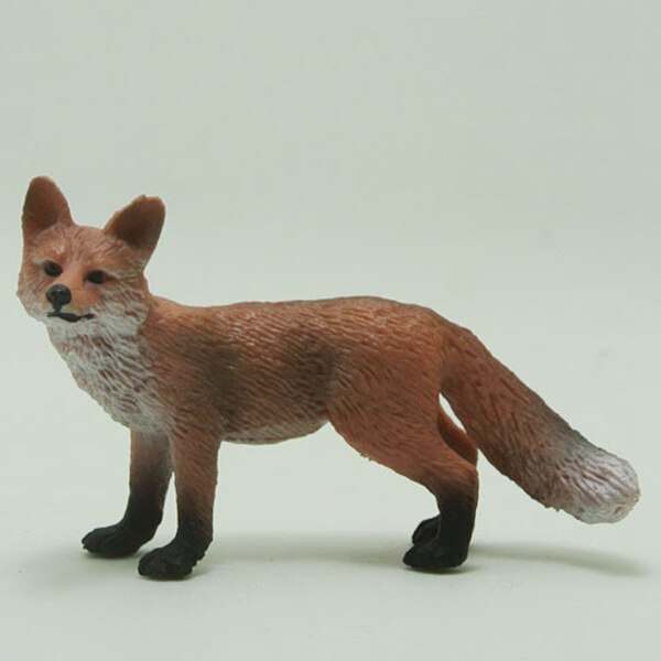 Simulatie Rode Vos Model Speelgoed Bos Wild Dier Woondecoratie Kinderen Onderwijs