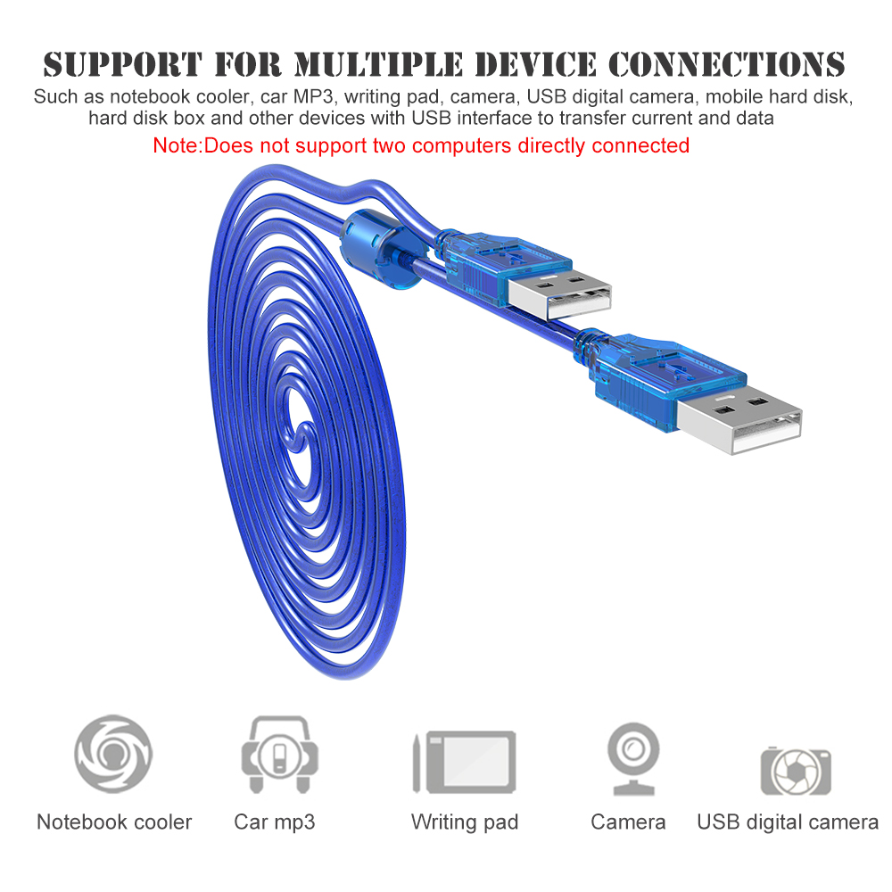 Usb 2.0 skjøteledning type en hann til maledata overføringskabel usb 2.0 ledning 1ft 5ft 10ft til radiator bilhøyttaler harddisk