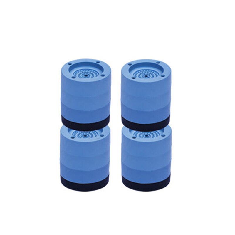 4 Pcs Anti Vibration Feet Pads Washing Machine Rubber Mat Anti-Vibration Pad Dryer Universal Fixed Non-Slip Pad: 8.5cm blue