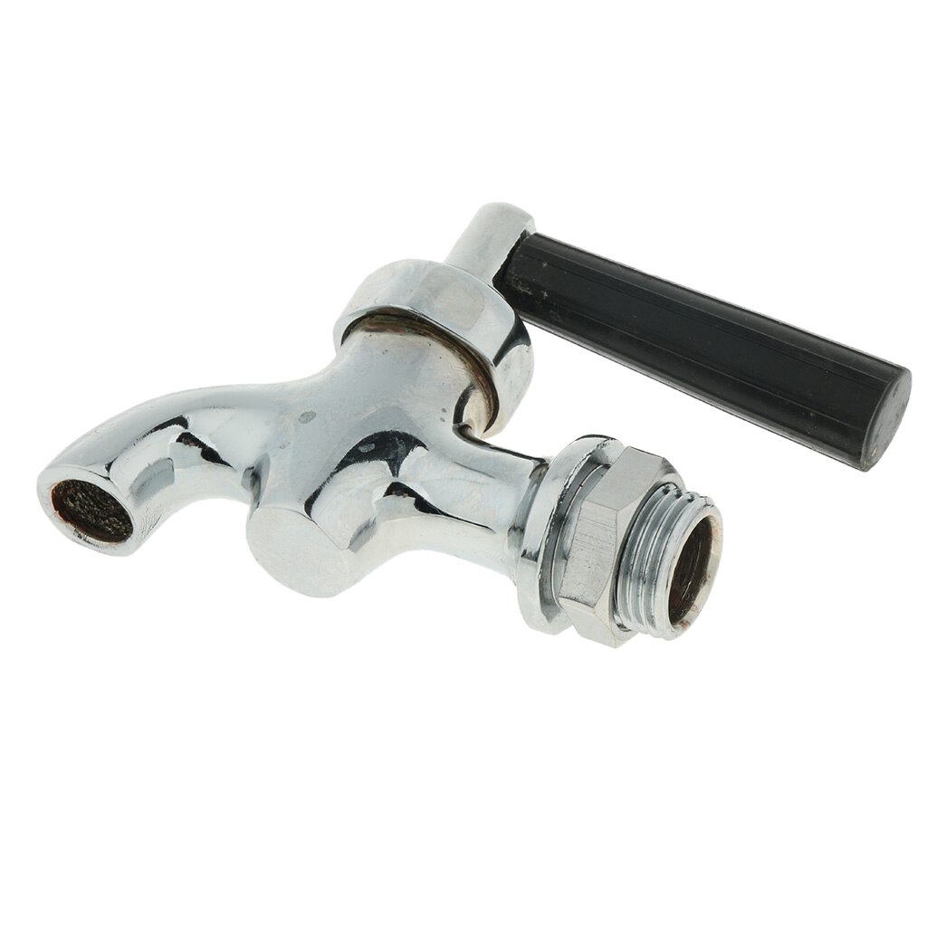 1/2'' Cold Water Faucet Drink Barrel Spigot Tap, Copper, Chrome-Plated