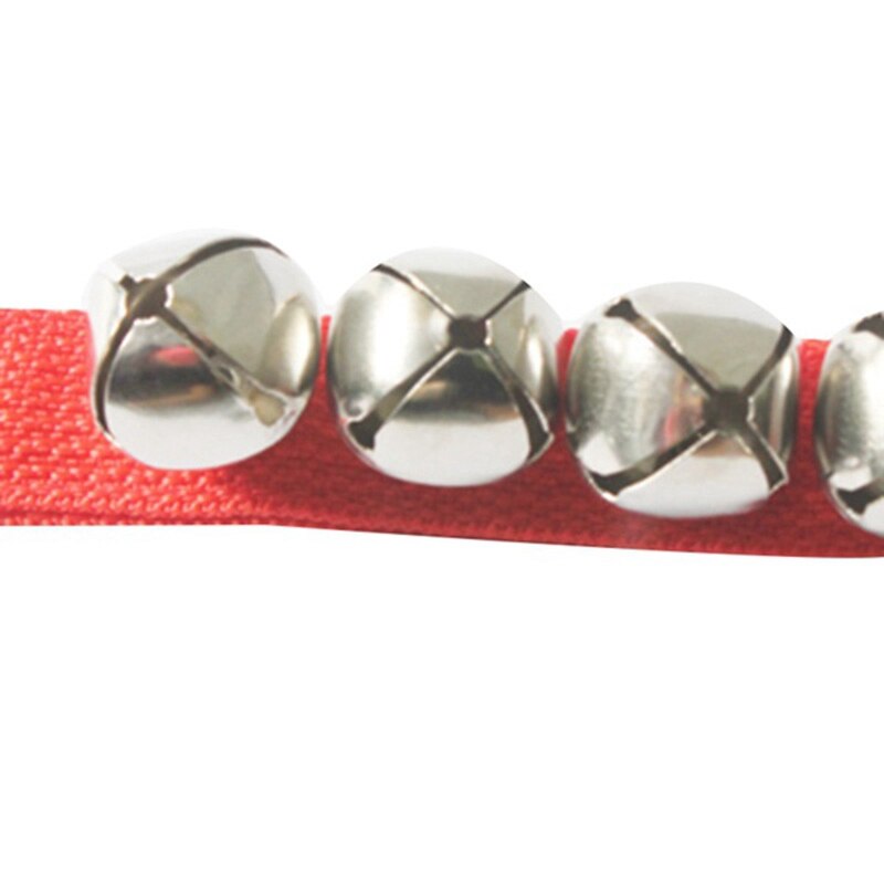 Bande poignet cloche Bracelet Jingle musique cheville cloche rythme jouet Percussion fête pour noël école enfants (rouge et vert)