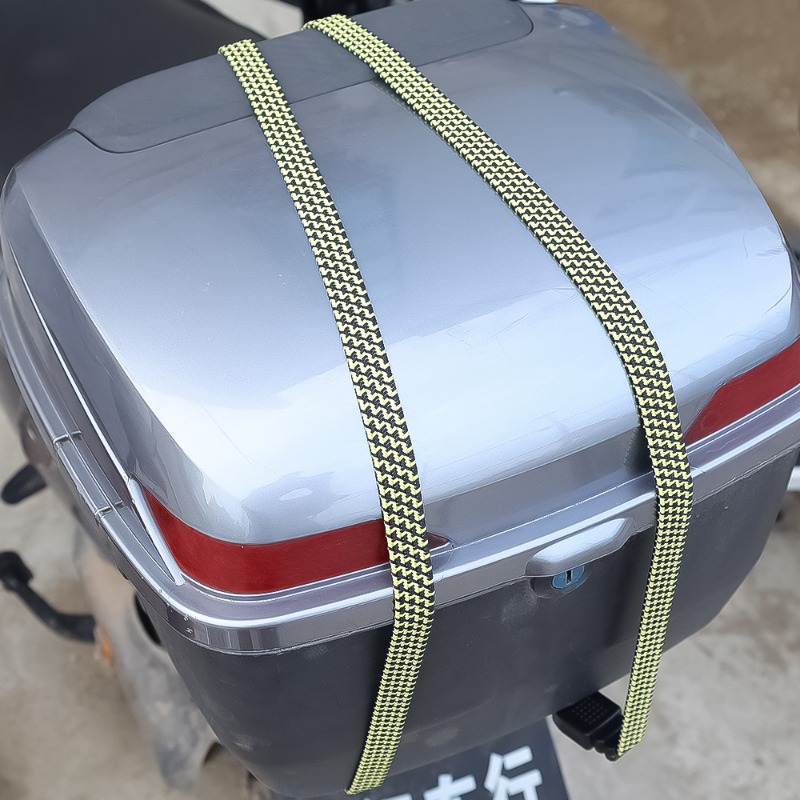 Nuovi elastici Corda per bagagli in gomma Ganci per cavi Bici Corda per legare Bagagli per biciclette Portapacchi Cinghia Gancio a fascia fissa Accessori per auto