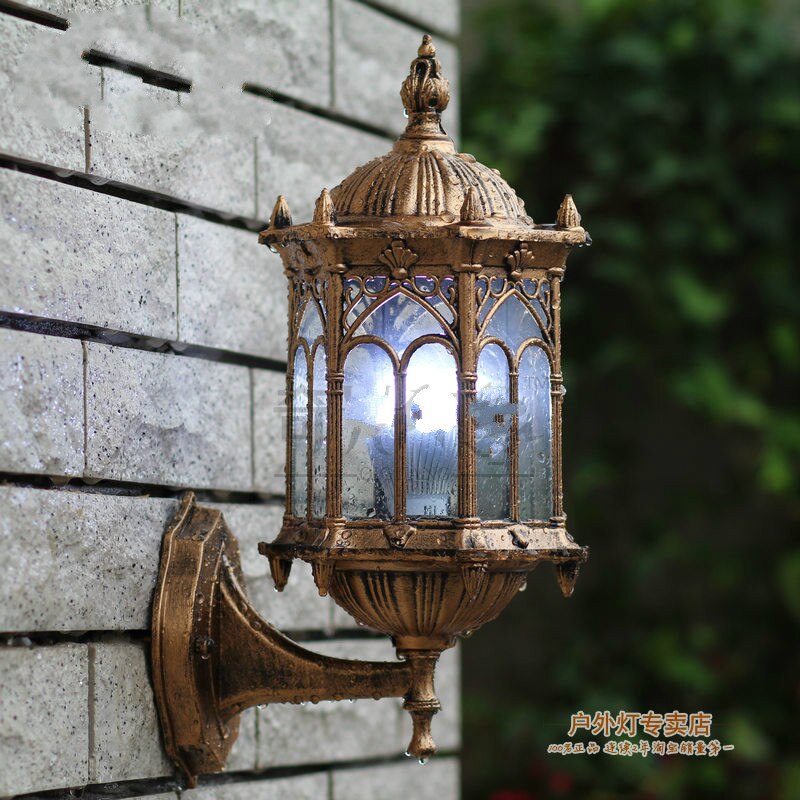 European-style garden wall lamp outdoor lights villa balcony garden light waterproof outdoor wall sconce lights siding odd light