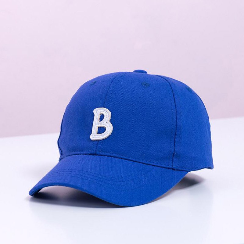 Doitbest Parent-child caps Spring Children Baseball Cap Boy Girls Embroidery letters Snapback adjustable Kid Hip Hop Hat Sun cap: B Blue