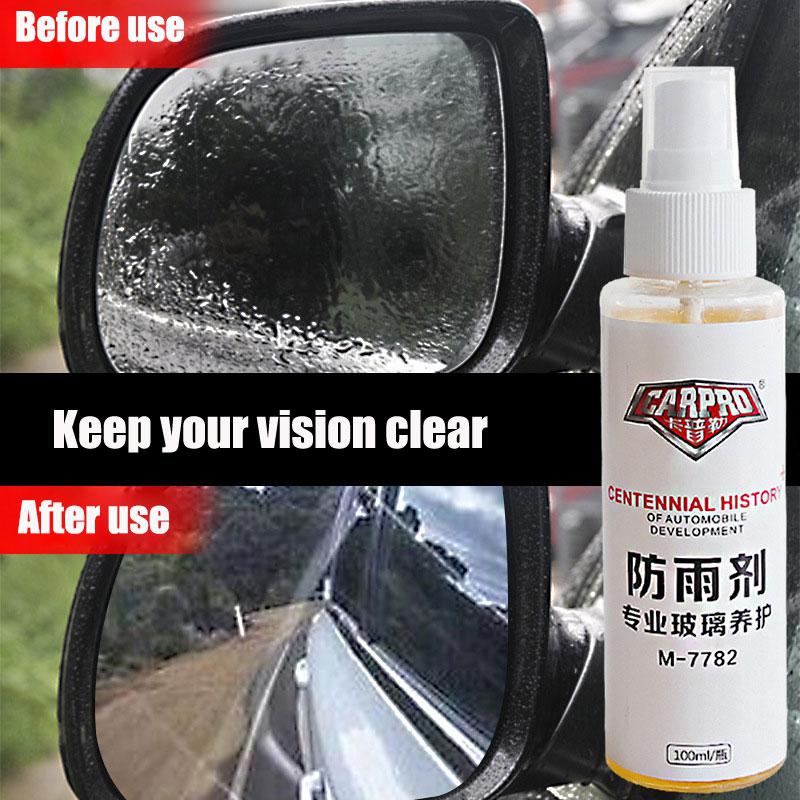 Para parabrisas delantero de coche Anti-lluvia Anti-niebla espejo retrovisor ventana impermeable vidrio impermeable agente de recubrimiento