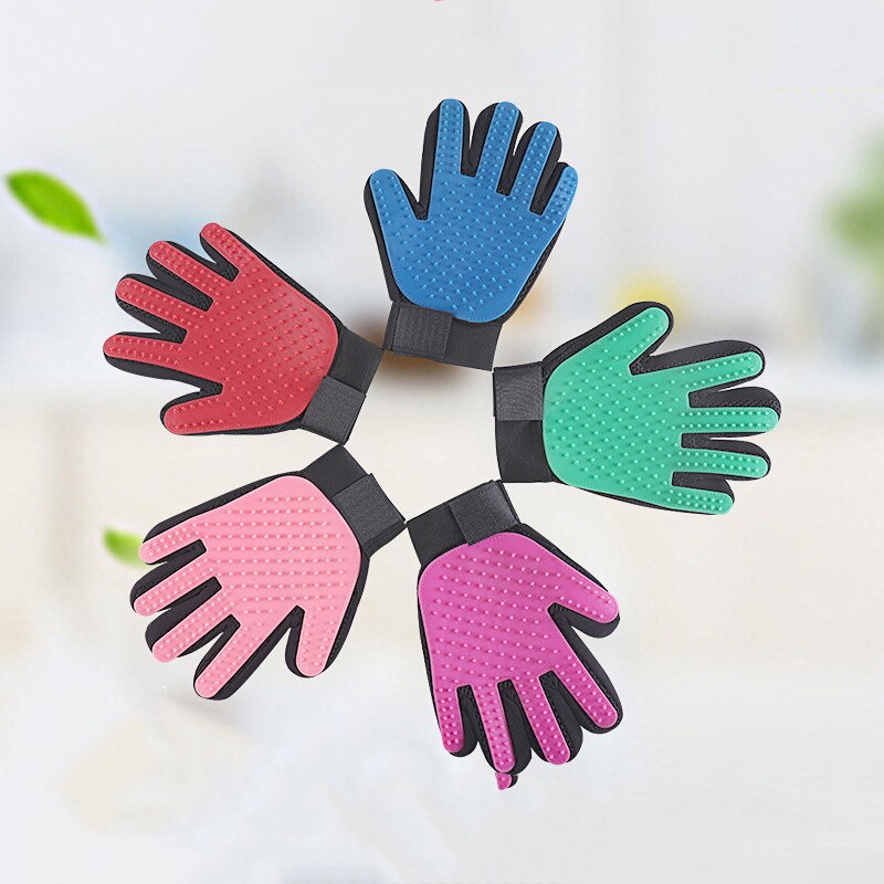 Pet Care Glove Cat Grooming Glove Deshedding Cat Brush Gloves Dog Comb for Cat supplies Bath Clean Massage Hair Remover Brush