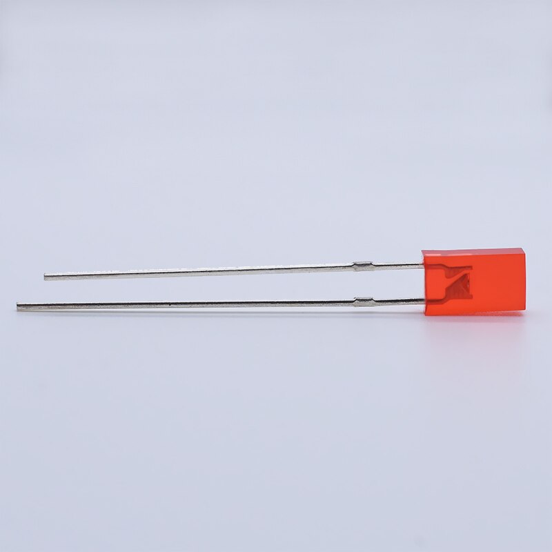 500 Stks/zak Czinelight Kleur Lens 2*4*7Mm Lange Been Vierkante Vorm Red Emitting Led Diode