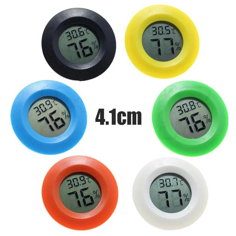 Mini Lcd Thermometer Hygrometer Praktische Digitale Indoor Lcd Hygrometer Vochtigheid Ronde Display Thermometer Panelen Tempera T9Y3