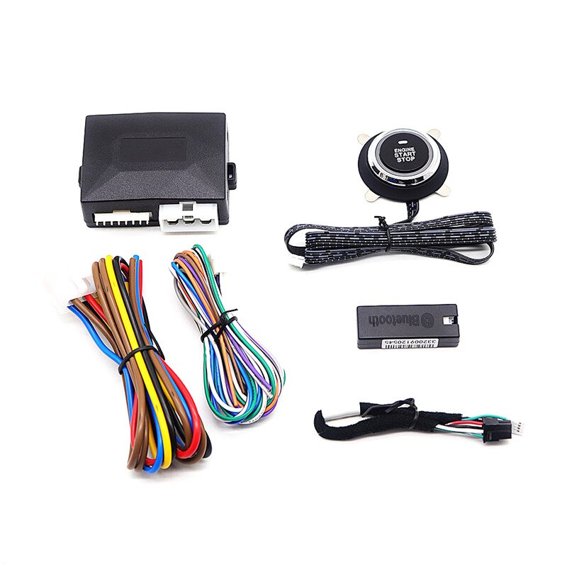 Smart Remote Engine Start By Phone Control Car Remotely Starter One Button Start Stop Auto Central Locking Kit Bluetooth APP