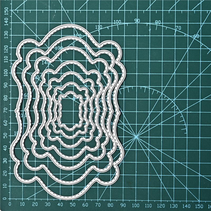 Kokorosa Frame Metal Cutting Dies Scrapbooking Craft Dies Cuts Christmas DIY Album Card Make Stencils Die Cut