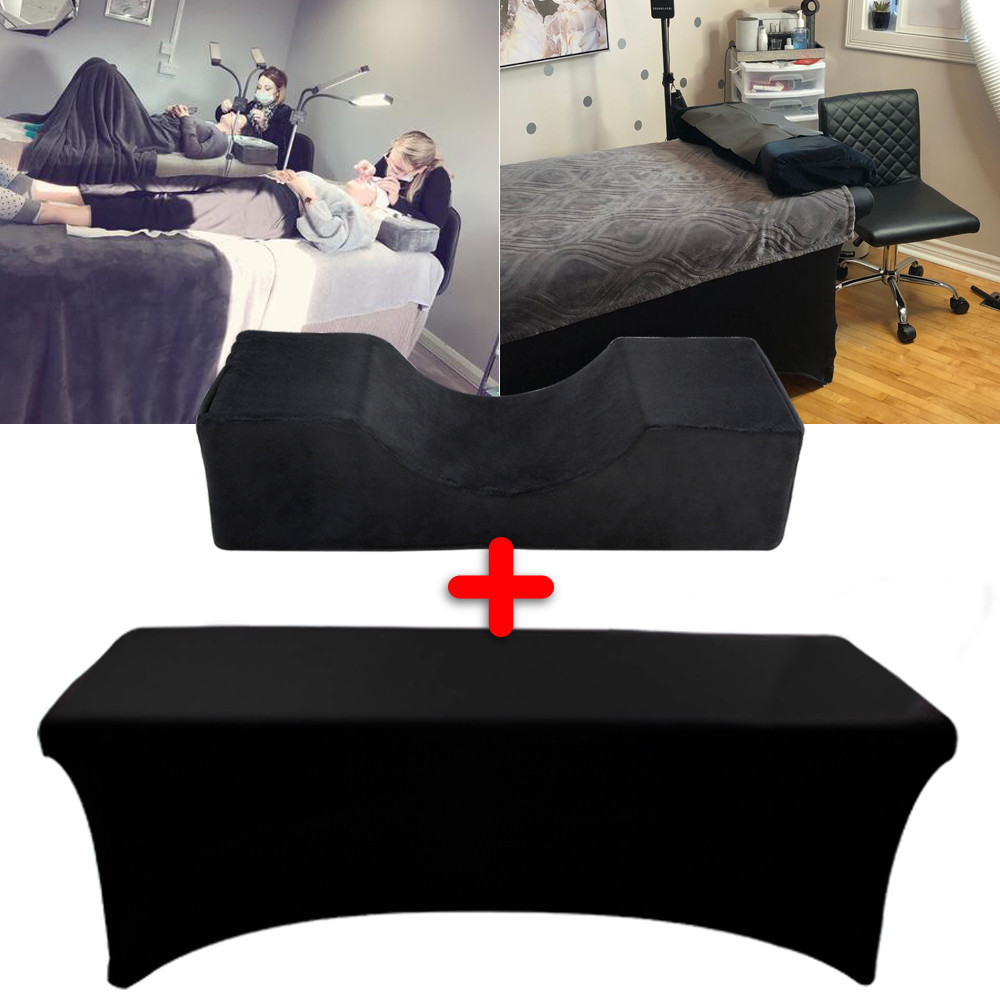 Lash Bed Eyelash Couch Cover Sheet Pillow For Extension Makeup Salon Bed Grafting Eyelashes Lash Extension Supplies