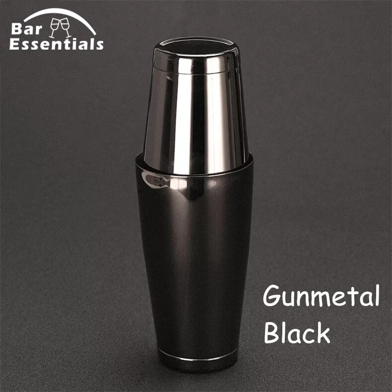 1pc 500ml Stainless Steel Cocktail Shaker Cocktail Mixer Wine Martini Drinking Japanese Style Shaker Party Bar Tools: Beige