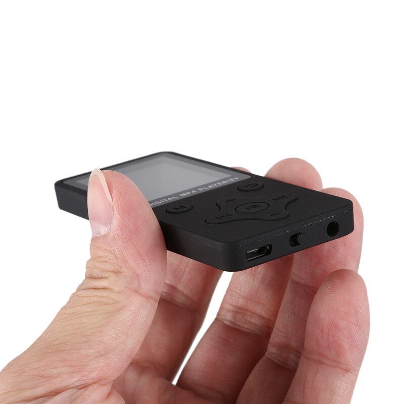 Mini lecteur Mp3 avec haut-parleur intégré de Portable MP3 sans perte son lecteur de musique FM enregistreur MP3 lecteur noir
