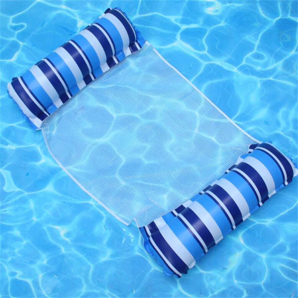 Canapé gonflable pliable à double usage, lit-balançoire avec filet, hamac, piscine, rangée de jouets, 11 styles
