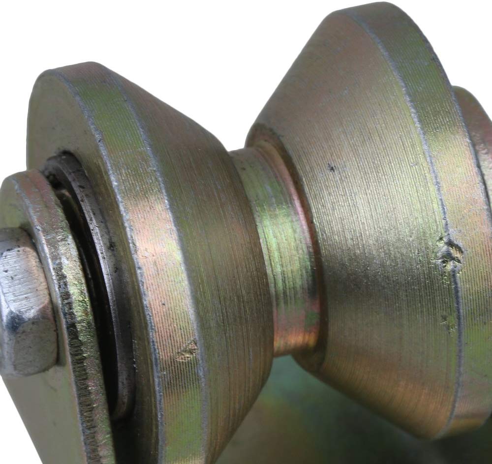 Stålrille stivt styrehjul 1.2 &quot; dia 45#  til industrimaskiner vogne 200kg