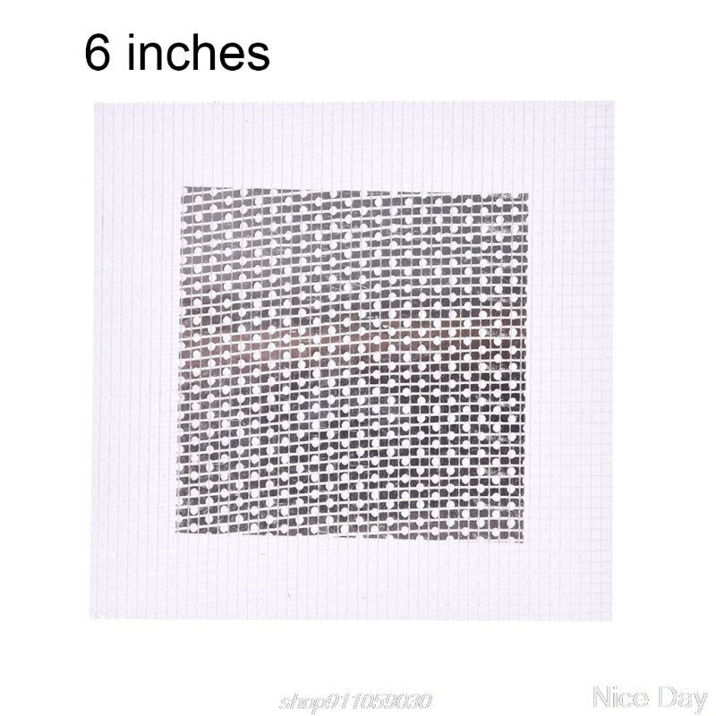 Mesh Wall Repair Patch Adhesive Fix Net Drywall Hole Ceiling Plaster Damage 4/6/8 Inch A28 21: 6