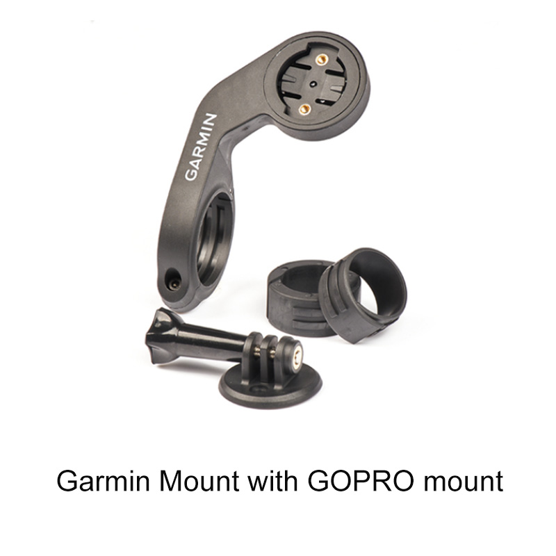 Garmin Computer Mount Fiets Computer Fiets Mounts Voor Garmin Edge 200 500 530 810 1000 Fiets Accessoires: with GOPRO mount