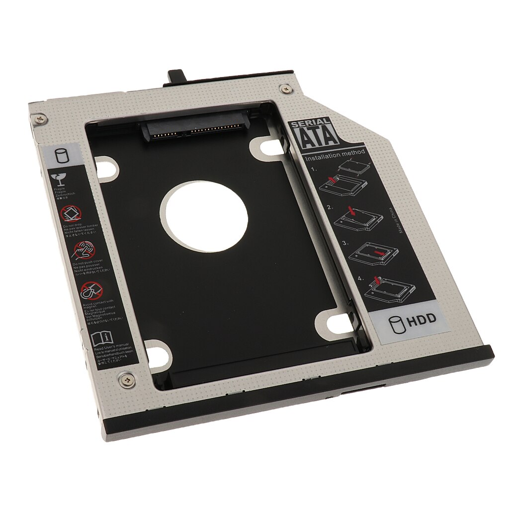Caddie de disque dur SATA 9.5mm, pour IBM Lenovo Thinkpad T400 T410 en aluminium
