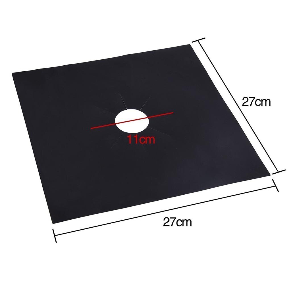 38# 8pcs Gas Stove Top Protective Film Reusable Non-stick Lid Liner Cleaning Film