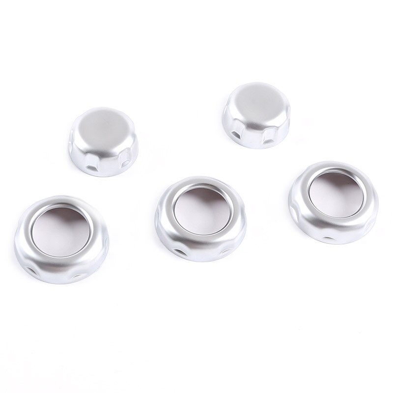 For Land Rover Freelander 2 2007 ABS Matte Chrome Car Air Conditoin knob Trim Interior Car Accessories