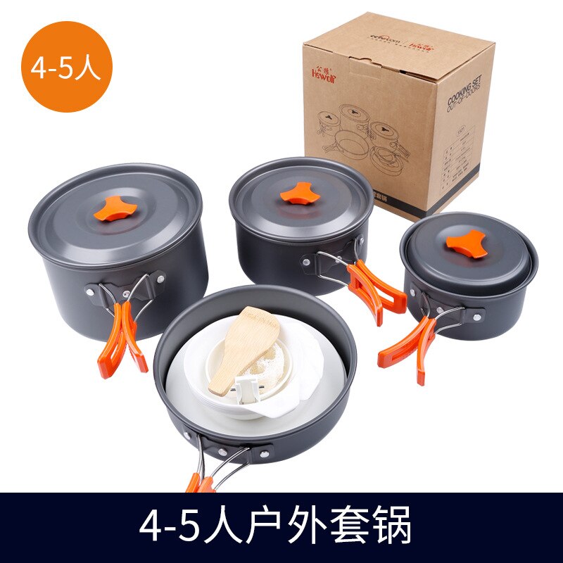 Male Wolf 4 5 outdoor cookers outdoor cookers camping cookers set portable picnic cookers: Default Title