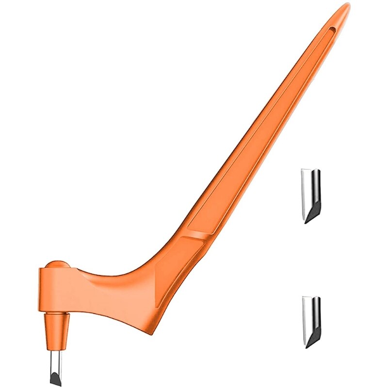 1 Set Craft Cutting Tools Stainless Steel Craft Knives with 360-degree Rotating Blade Art Cutter for Crafts Hobby Scrapbooking S: O