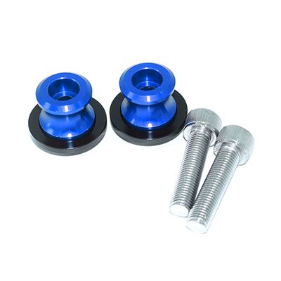 JEAR For Kawasaki Z750 2007 Z 750 10mm Motorcycle CNC Swingarm Slider Spools Stand Screws: BLUE M10