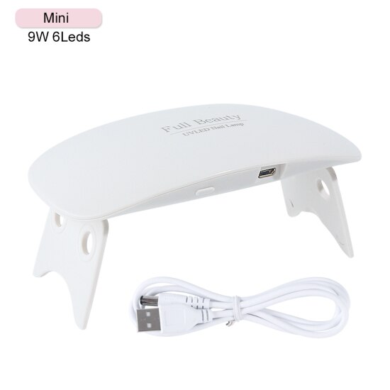 Lámpara de uñas UV LED 30W para manicura, juego de lámparas de Gel, luz solar, secado, barniz y esmalte de uñas, máquina híbrida TRSUN X7 Plus: Mini