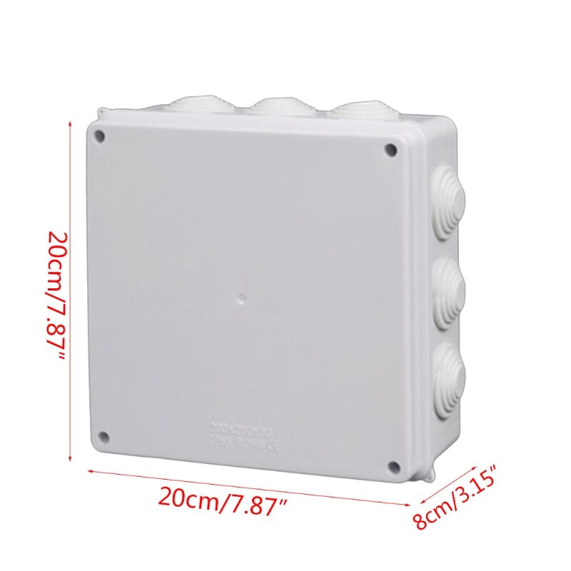 Outdoor Waterproof Dust-proof Cable Junction Box Outdoors Junctionbox 667A: E