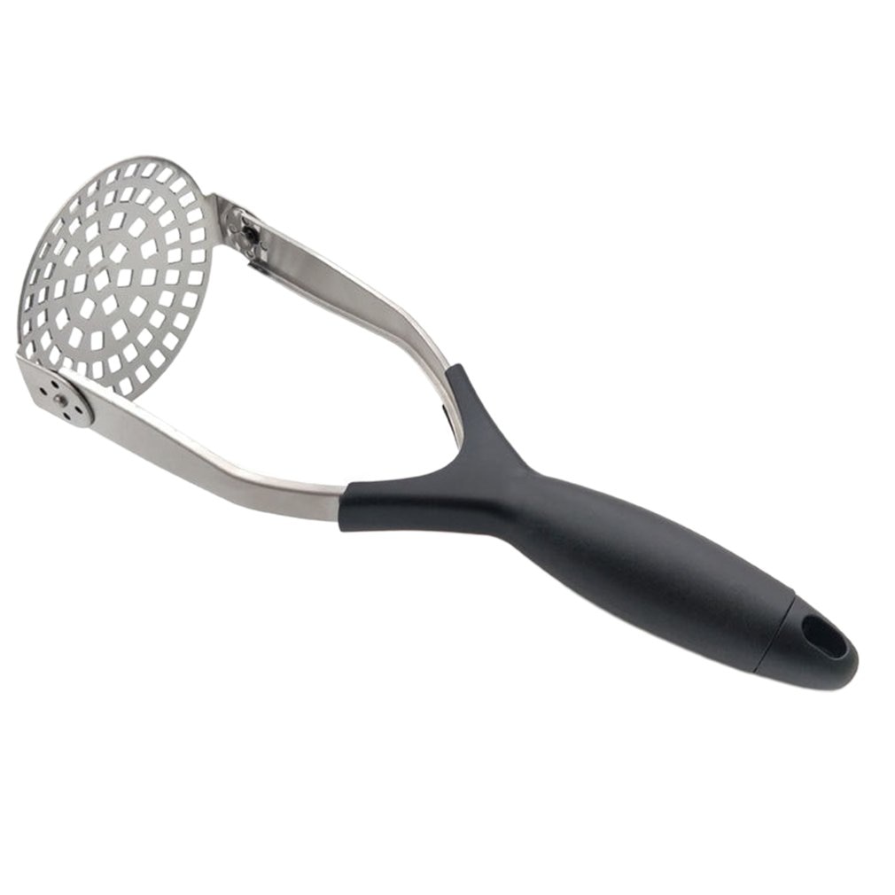 Potato Press Masher Vertical Foldable Handle Manual Stainless Steel For Mashed Potatoes Or Vegetable Puree