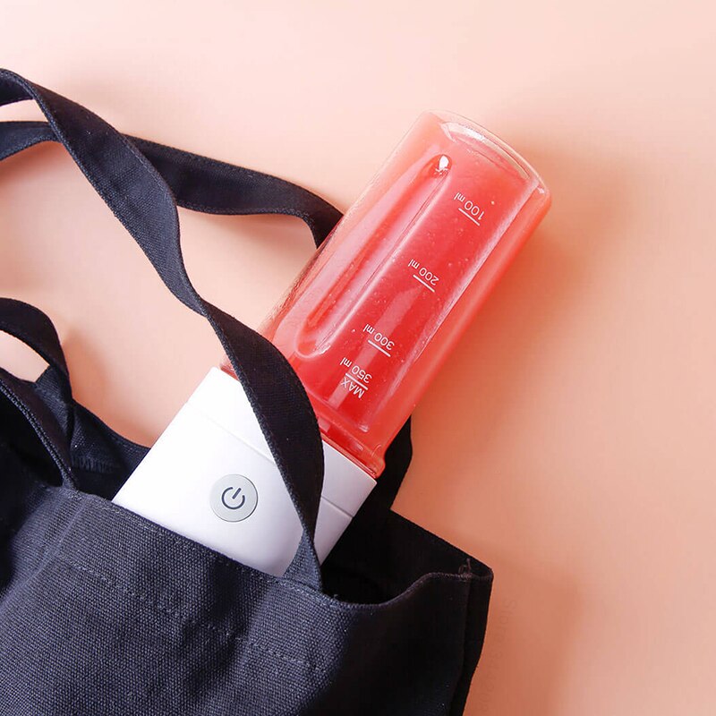Xiaomi mijia minimikser liten bærbar frakt juicer fruktkopp mat prosessor elektrisk kjøkkenmikser hurtig juice 350ml