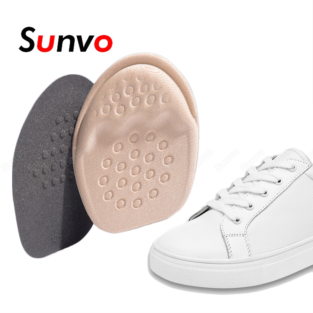 Sunvo solette antiscivolo per avampiede da donna per tacchi alti scarpe taglia riduttore punta del piede inserti di riempimento per scarpe cuscino antidolorifico