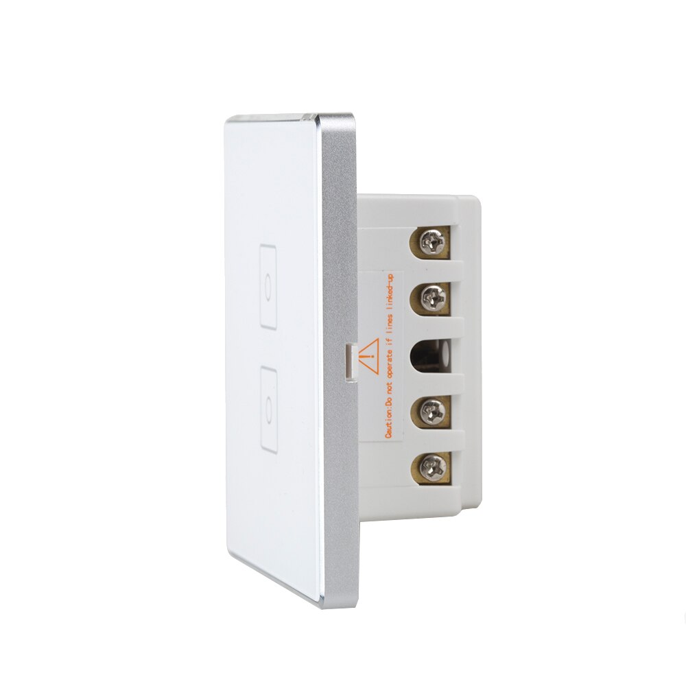 Z-Wave plus Touch panel Wall Mounted light Switch socket 1/2/3 gang support single live neutral wire connection