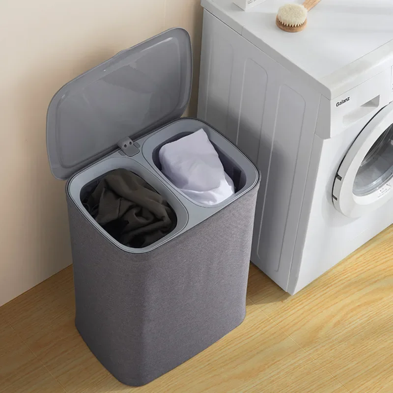 Mir de Rangement en Tissu Pliable de Style Japonais, pour Vêtements Sales, Compartiment à illant Domestique avec Couvercle