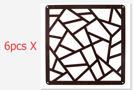 6PCS 29X29CM shield for rooms folding screen room divider paravent decoration separador de ambientes folding screens: NO 2