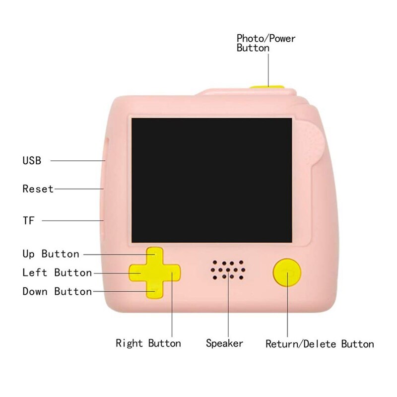 900W Pixel Children's Mini Digital Camera Retro MP... – Grandado