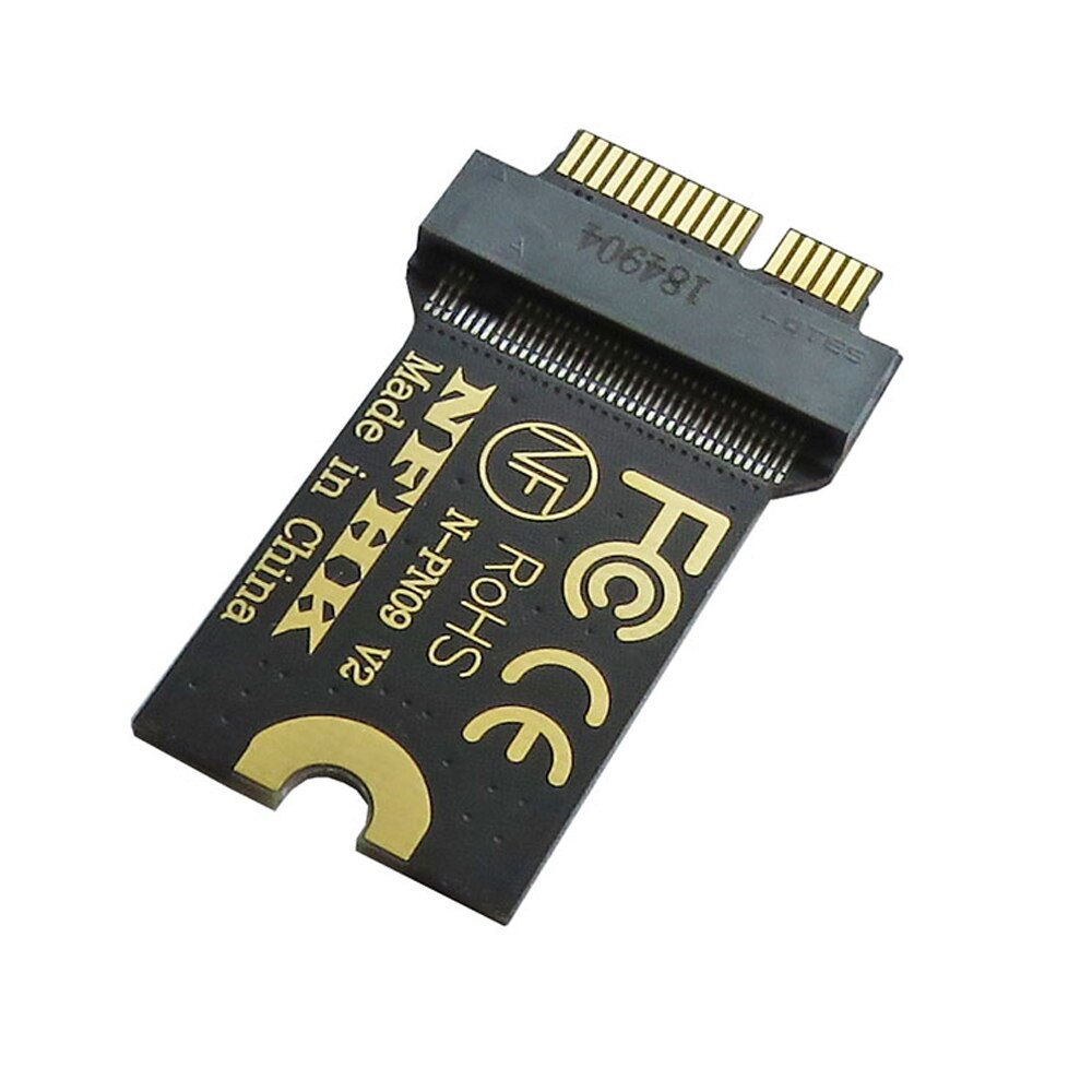 Connecteur adaptateur WiFi sans fil, 2230 M.2, clé A + E, adaptateur de carte Riser pour Macbook Air –