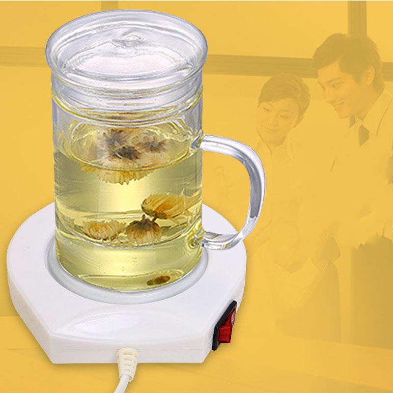 Minidrevet varmeapparat elektrisk drikkekopp varmepute kaffe te melk drikke krus varmebrett for kontorhus bruk varm vinter 220v