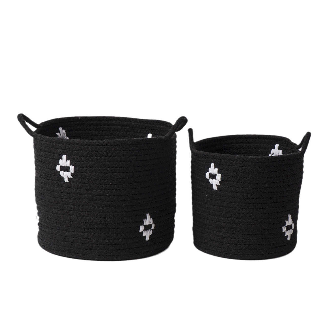 Eenvoudige katoenen en linnen touw opbergmand thuis kleding opbergmand woonkamer speelgoed opslag vuile kleren mand