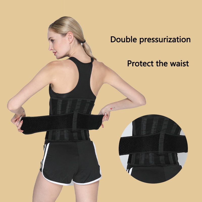 Unisex Fitness cintura cinturón neopreno sudor cinturón ejercicio adelgazar cuerpo shaper ajustable gimnasio entrenamiento cintura recortador soporte