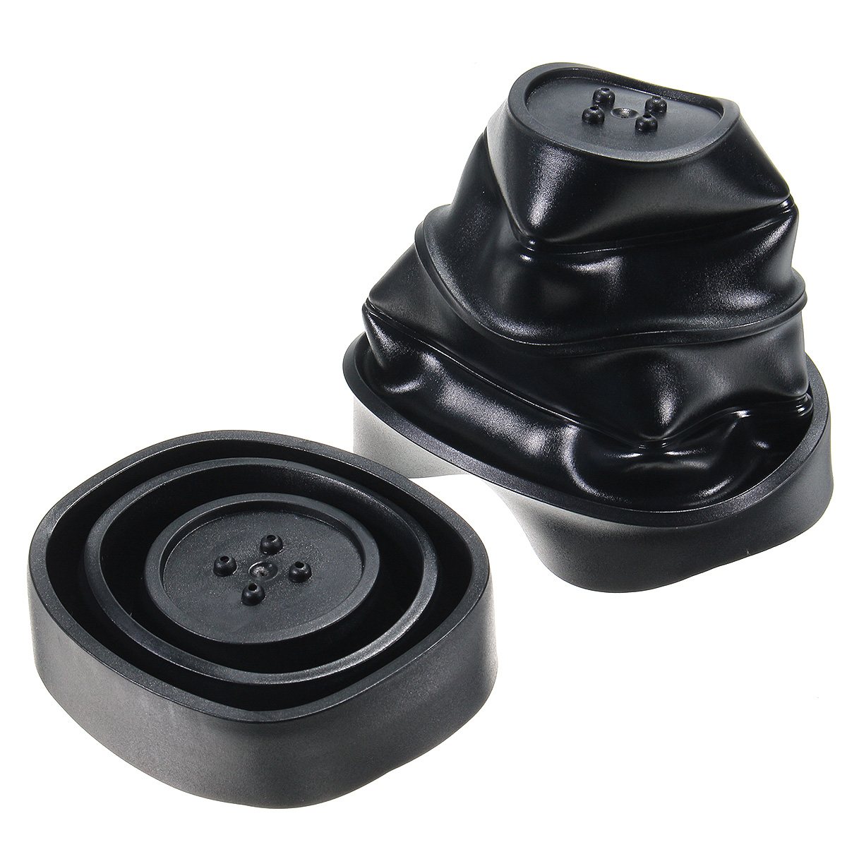 2 Stücke Für versteckt Scheinwerfer Abdeckung Auto LED-Licht Kappe Gummi Staubschutz Staubdicht für 55mm/70mm/80mm/90mm/95mm Scheinwerfer Universal-