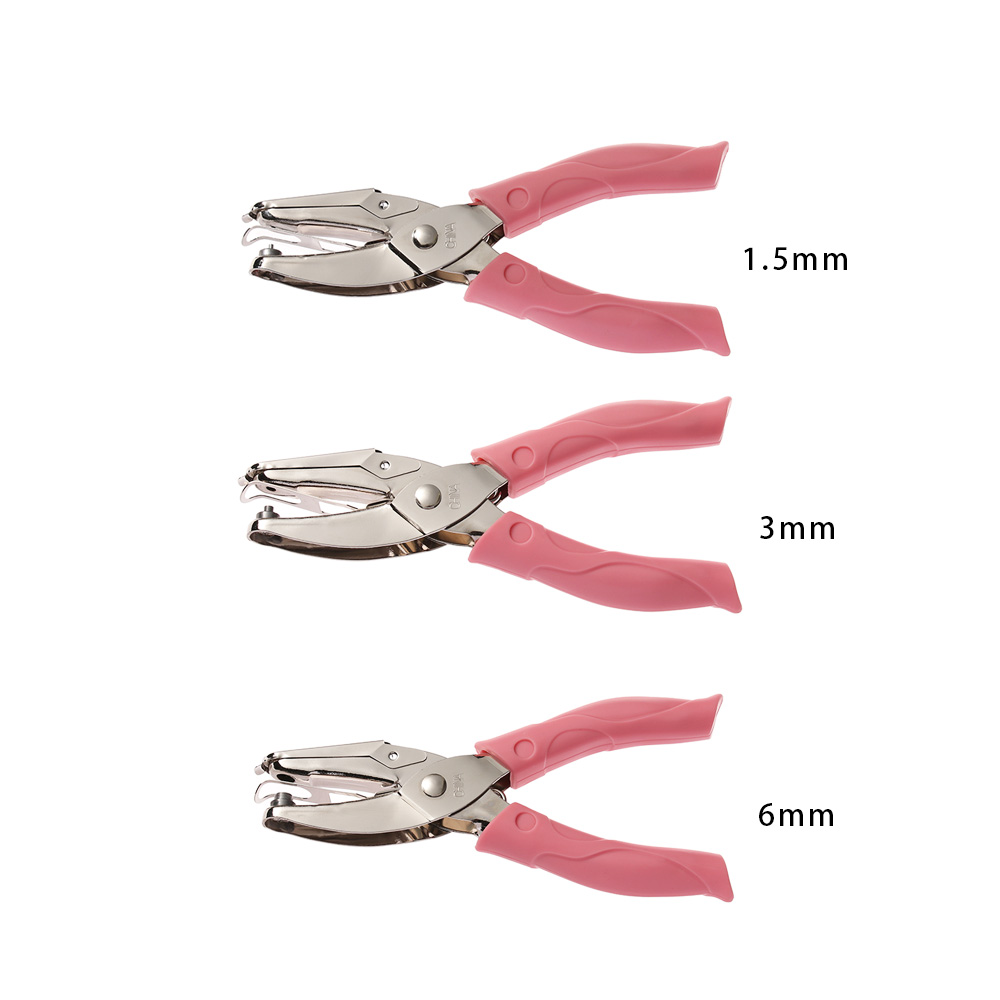 1PC Mini Heart Circle Shape Hole Punch Metal Single Hole Paper Cutter Binding Stationery Scrapbook Hand Tool Office Supplies