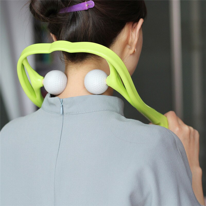 Comfortable Neck Massager Roller Shoulder Back Pain Ball Self-massage Tool