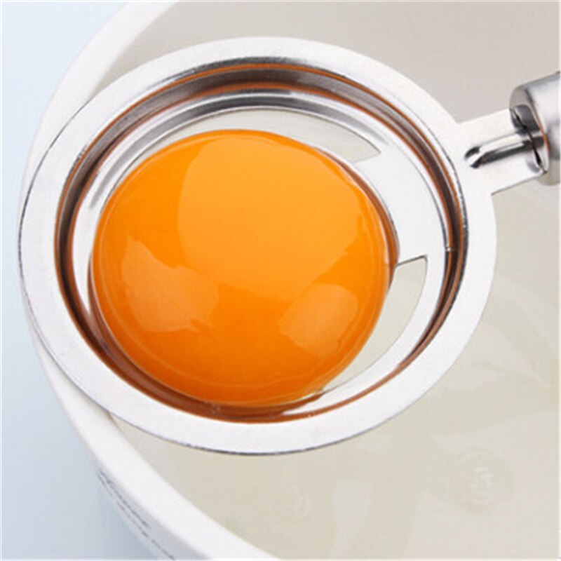 Egg Yolk Divider Stainless Steel Egg Dividers Yolk Separator Egg White Yolk Divider Kitchen Tools