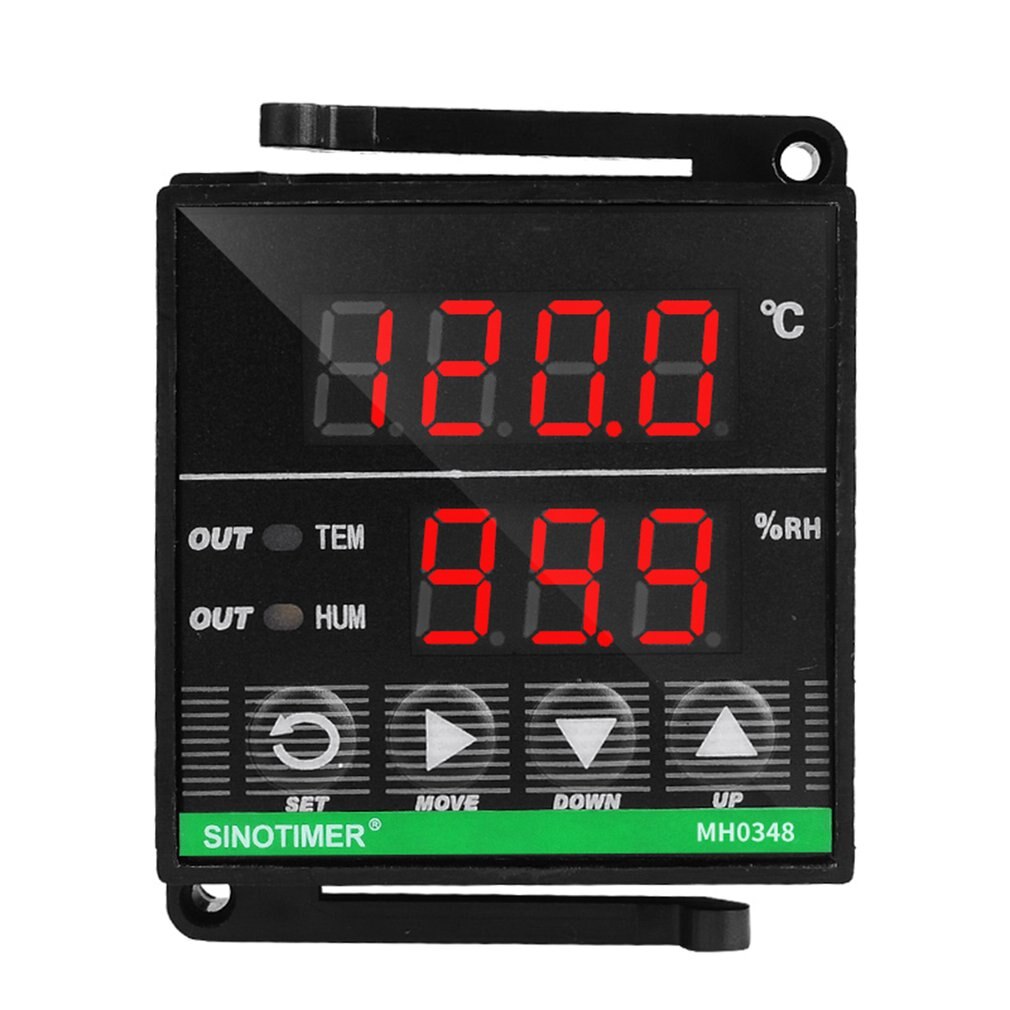 48*48mm MH0348 High Precision Temperature And Humidity Controller Cooling Heating Display High-Performance Tools With Sensor