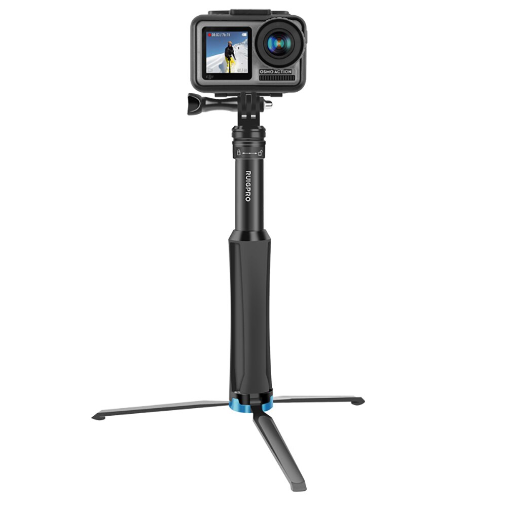 Trípode de mano para cámara deportiva, palo de Selfie extensible, monopié para DJI OSMO action Gopro Hero 10, 9, 8, 7, 6, 5, 4, SJCAM, Xiaomi YI