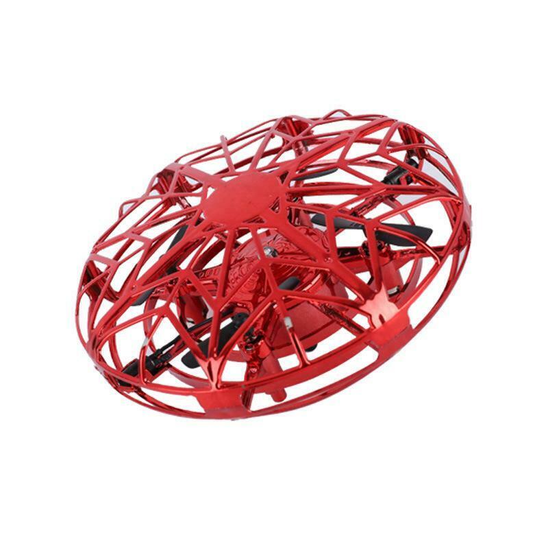 Mini UFO Drohne Anti-kollision Fliegen Hubschrauber Magie Hand UFO Ball Flugzeug Sensing Induktion Drone Kind Elektronische Spielzeug: red